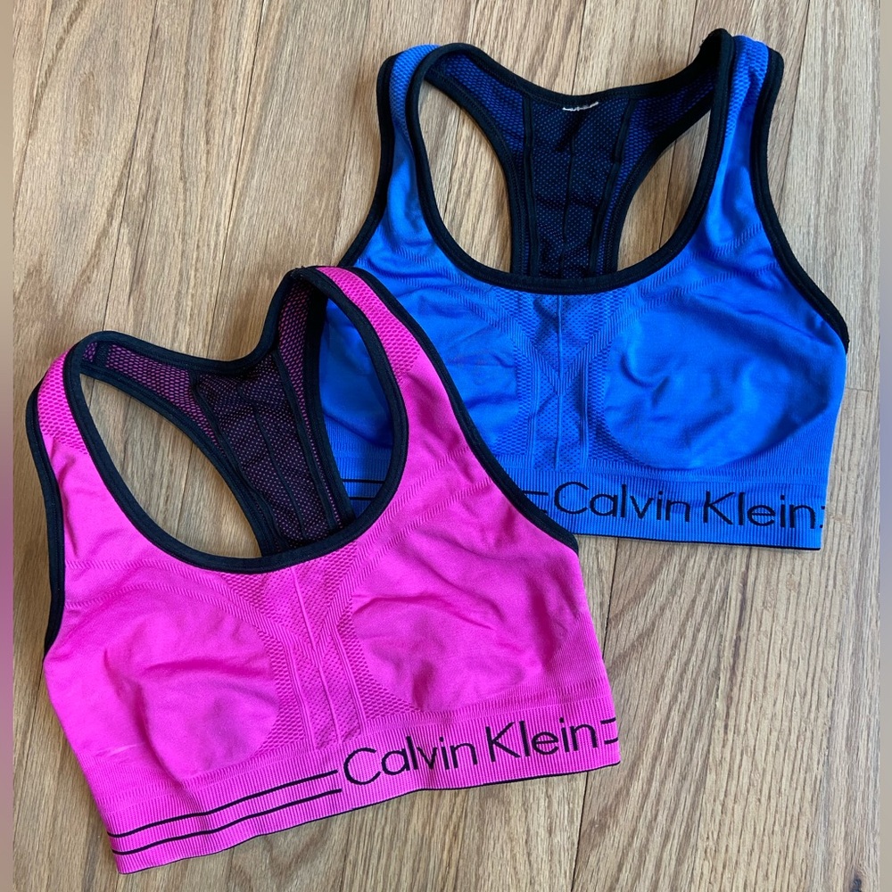Calvin Klein reversible sports bras